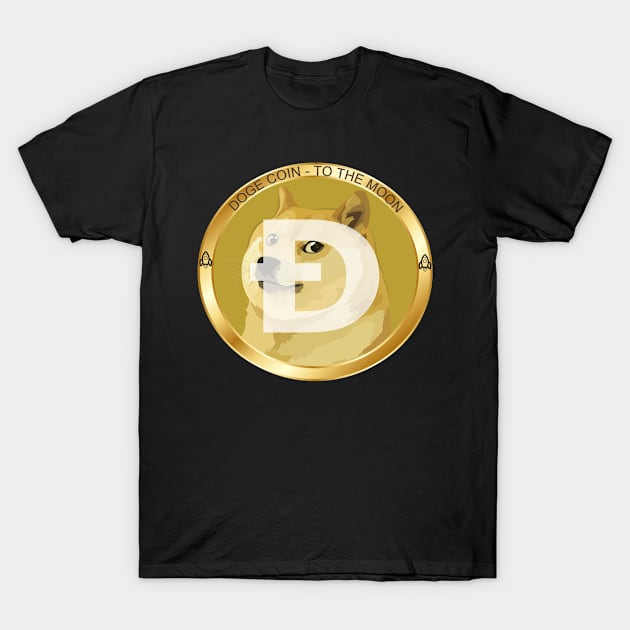 Dogecoin T-Shirt by Views of my views